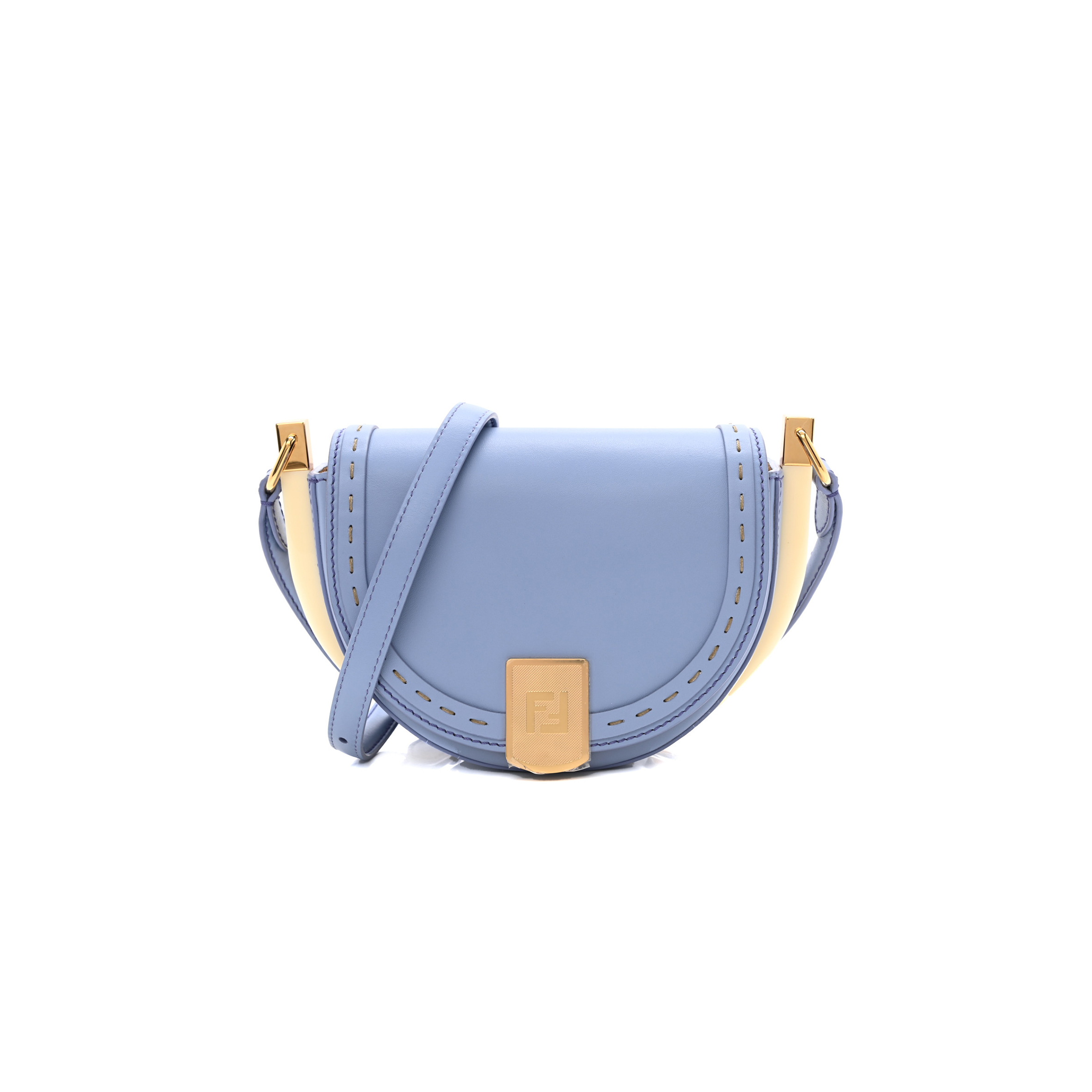 F**di vitello king plexiglass moonlight shoulder bag 8bt346abvlf1dzg (21*14*9cm)